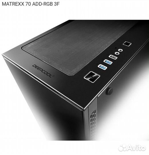 Корпус DeepCool matrexx 70 ADD-RGB 3F Miditower Бе