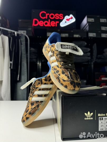 Кроссовки женские Adidas Samba Leopard