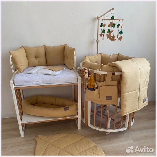 Бортики в детскую кроватку новые