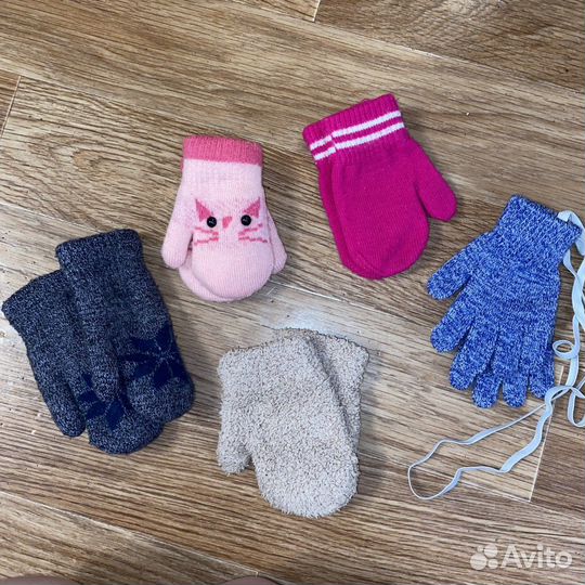 Варежки и перчатки детские