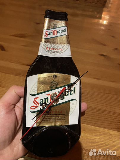 Часы пивная бутылка San Miguel
