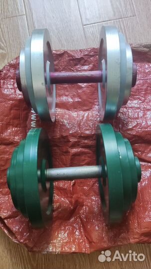 Гантели разборные 20 кг каждая