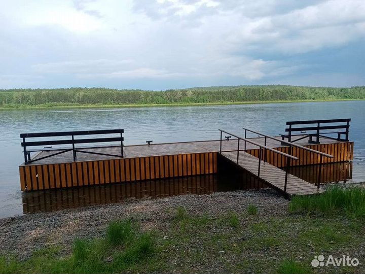 Понтон, причал, пристань