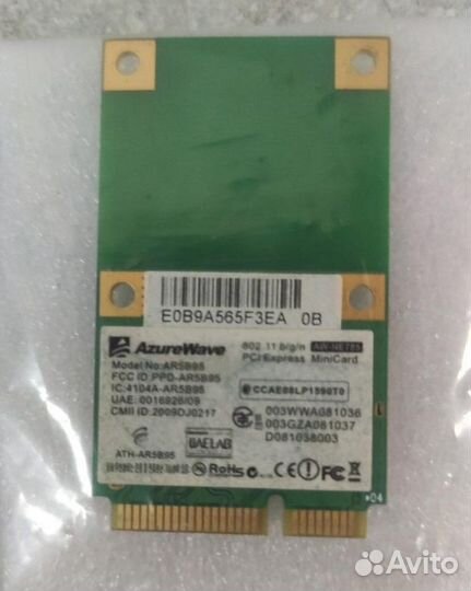 Модуль Wi-Fi ATH-AR5B95 Mini PCI-E Half 802.11 b