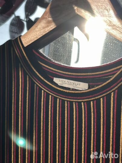 Трикотажное платье zara 42 44