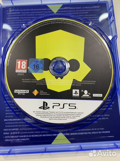 Helldivers 2 ps5 диск