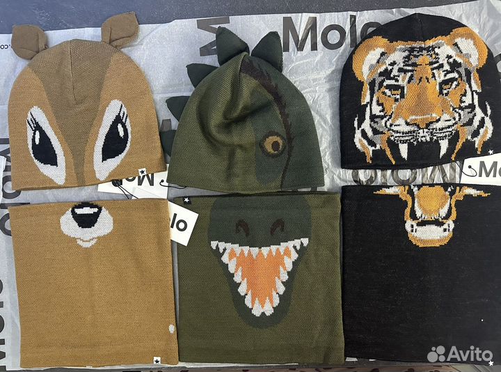 Комплект шапка снуд Molo Kleo новый