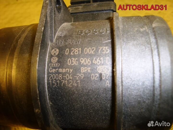 Расходомер воздуха VW Passat B6 03G906461C