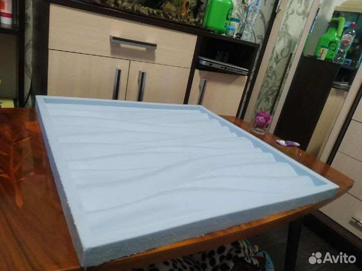 Силиконовая форма для 3d панелей