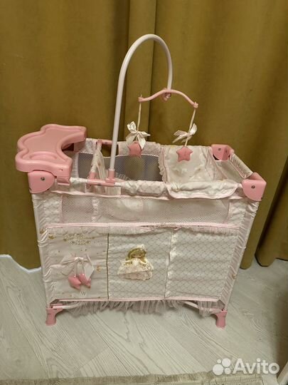 Кровать манеж для кукол decuevas