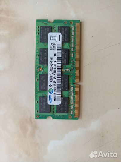 Оперативная память ddr3 для ноутбука 6gb