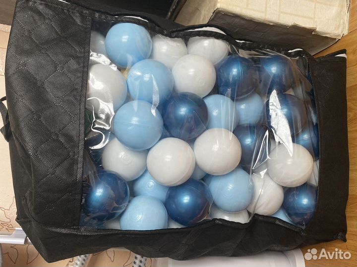 Шарики для сухого бассейна 200 шт новые