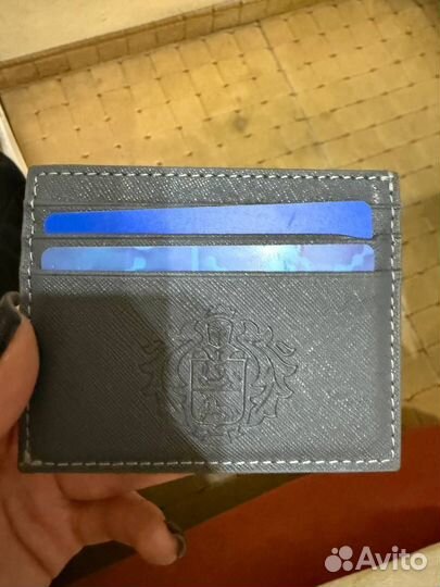 Картхолдер тинькофф черный серый