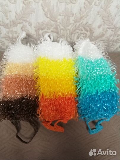 Мочалка ручной работы