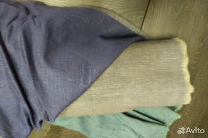 Ткани винтажные: натуральный лён, вискоза,смесовка
