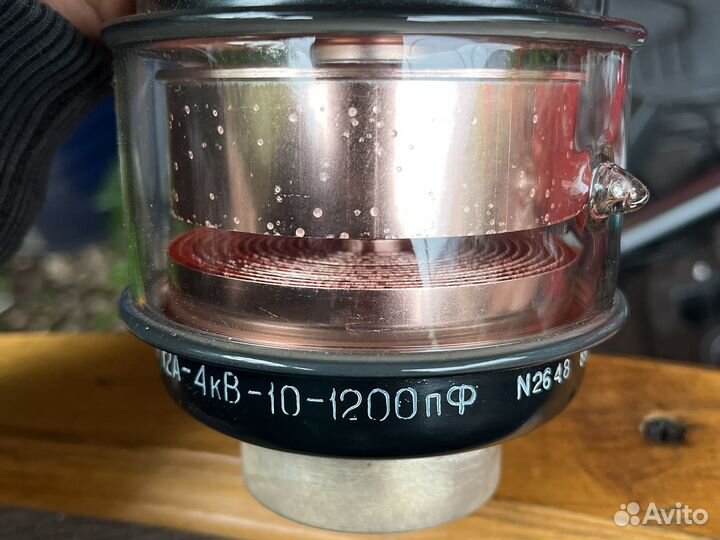 Вакуумный конденсатор переменный кп1-12