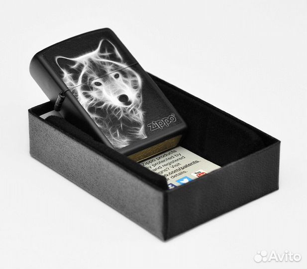 Зажигалка Zippo 28303 White Wolf Оригинал Новая