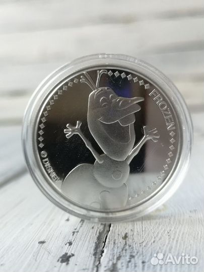 Коллекционные монеты Дисней Русалочка Аладдин и др