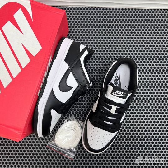 Кроссовки Nike Dunk Low Retro White Black Panda