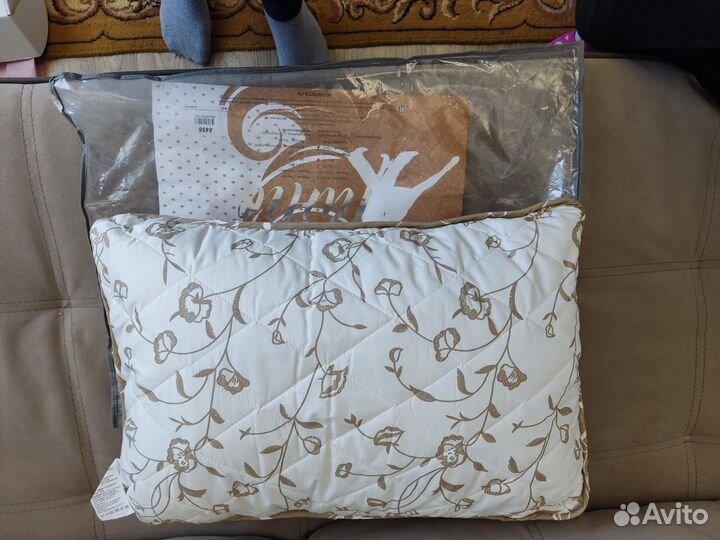 Подушка пуховая новая