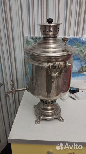 Самовар угольный старинный
