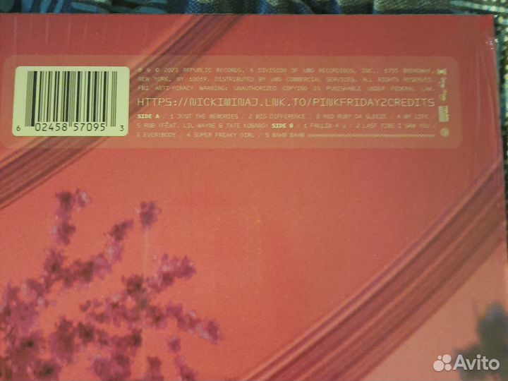 Новый лимитированный альбом Nicki Minaj (розовый)