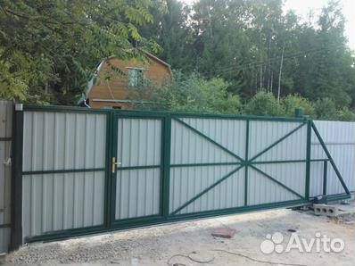 Изготовление/монтаж откатных ворот под ключ
