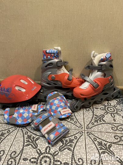 Роликовые коньки раздвижные 39-42