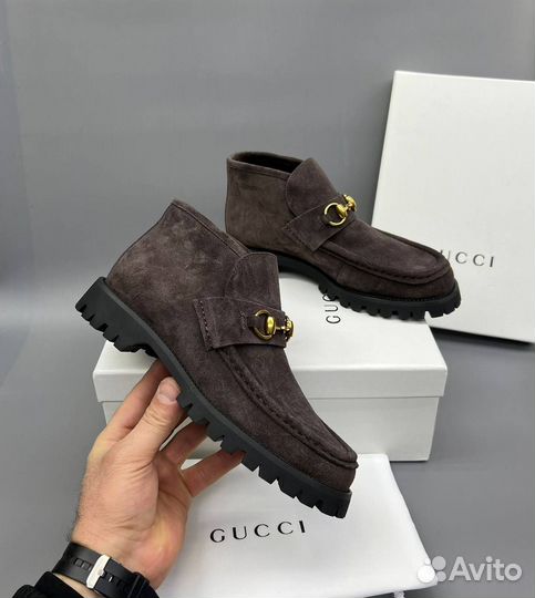 Шикарные ботинки Gucci