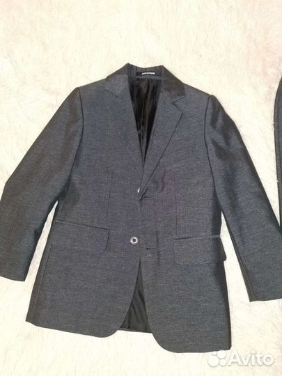 Школьный костюм для мальчика 122 128 Серый