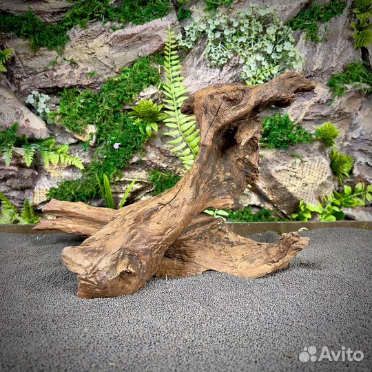 Коряга для аквариума Тиковое дерево (нкт73)