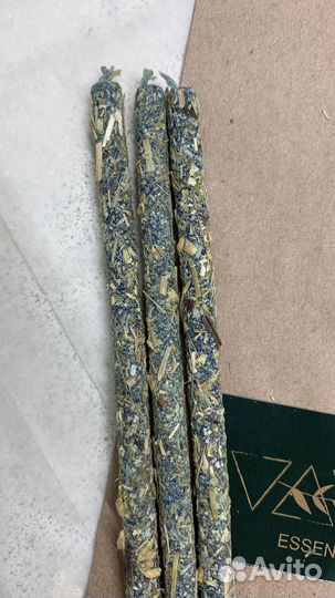 Свечи из воска с травами(набор3шт) реализация,сила