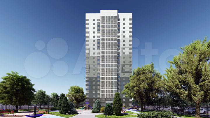 2-к. квартира, 66,3 м², 2/21 эт.