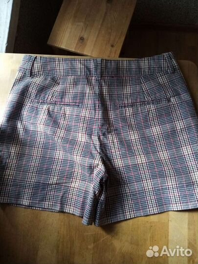 Шорты женские в клетку benetton 46 р-р