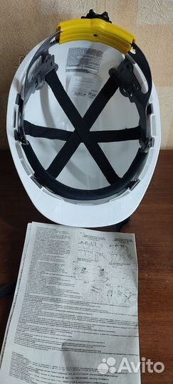 Каска строительная белая росомз