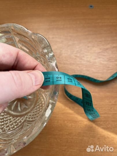 Конфетница хрустальная