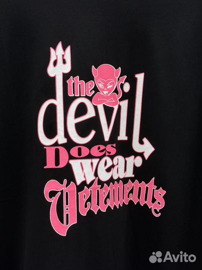 Футболка Vetements devil