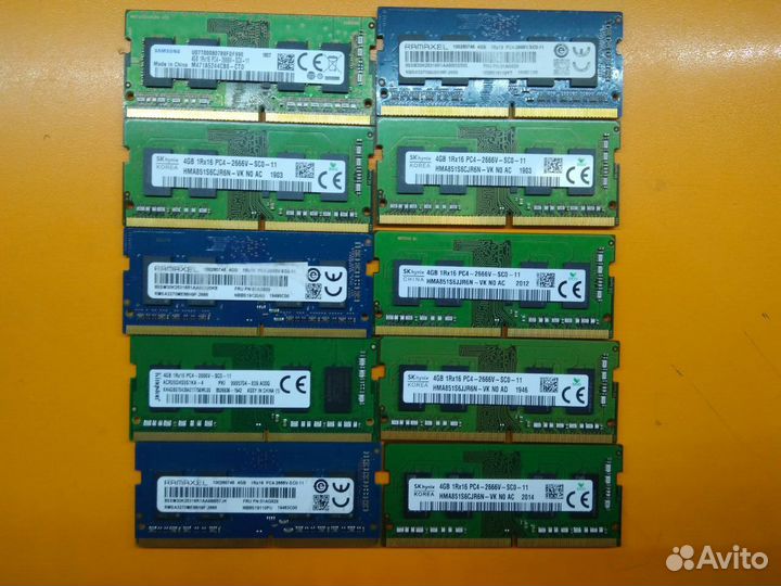 Память So-Dimm DDR4 4gb 2666MHz