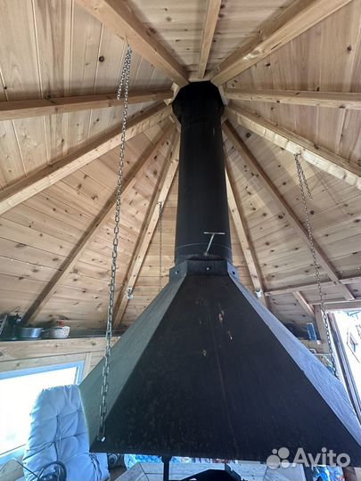 Беседка гриль домик