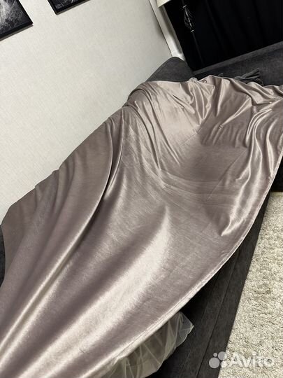 Новый комплект штор с подхватами Какао,кофе,корич