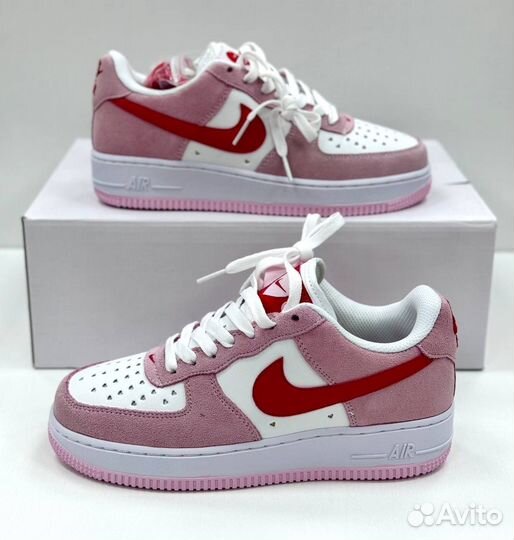 Кроссовки nike air force 1 Valentine's day