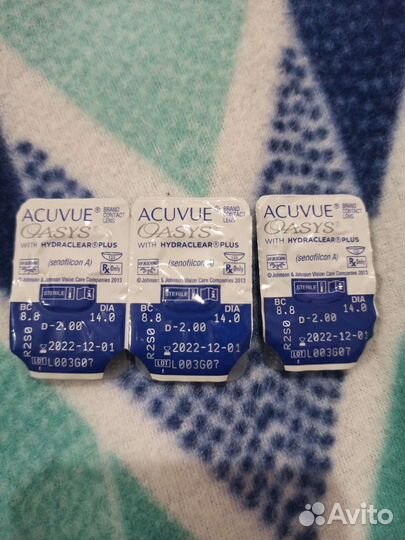 Линзы контактные acuvue oasys двухнедельные