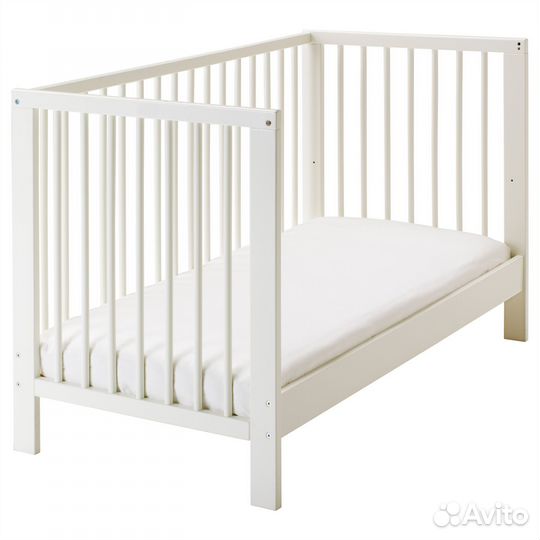 Детская кроватка IKEA с матрасом