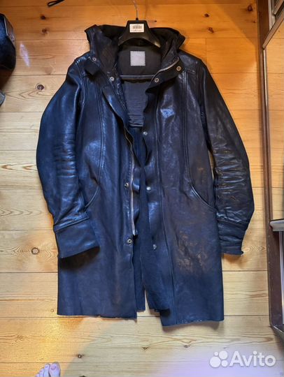 Guidi & Layer-0 horse leather parka