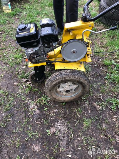 Мотоблок-культиватор с прицепом