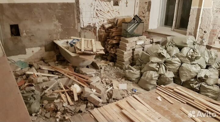 Очистка участка. Снос домов