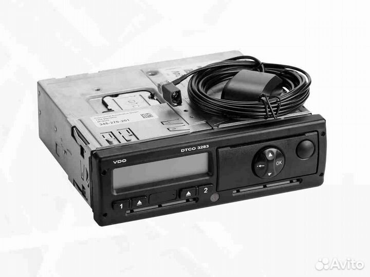 Тахограф VDO 3283 с блоком скзи.С калибровкой