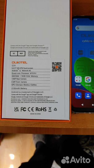 OUKITEL C31, 3/16 ГБ