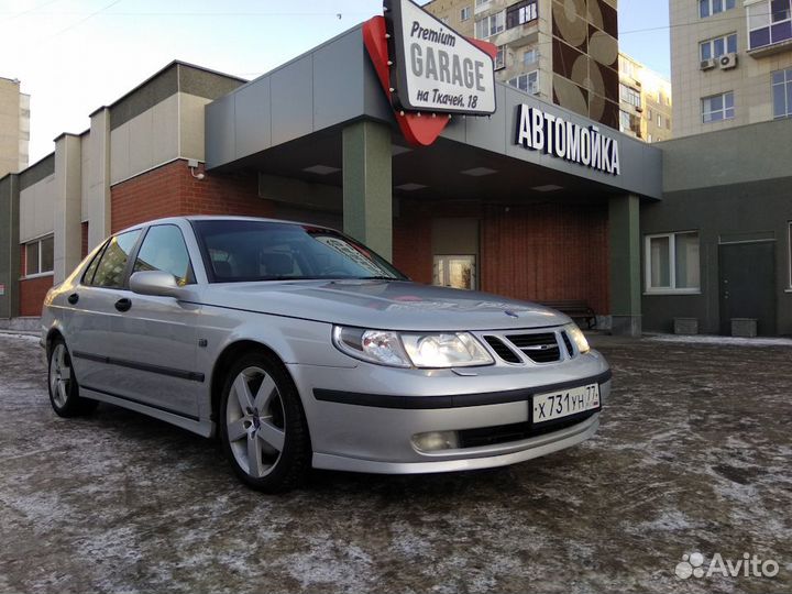 Накладка на передний бампер Aero Saab 9-5