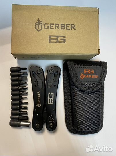 Нож мультитул gerber 9 в 1